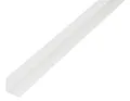 Produktbild: ALBERTS Winkelprofil PVC-U weiß 1000x30x30 mm Materialstärke 2 mm L-Profil