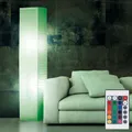 Produktbild: Stehleuchte Lampe dimmbar Fernbedienung RGB LED Papierlampe Deckenfluter weiß