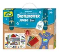 Produktbild: Lena 42665 - Jumbo Bastelkoffer mit 800 Teile in kräftigen Farben, Material zum Basteln, mit Moosgummi, Buntpapier, Pompon, Bänder, Kulleraugen, Holzstiele und vielem mehr, ab 5 Jahre, blau