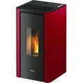Produktbild: Freepoint Pelletofen FreePoint Pelletofen Indi Stahl Bordeaux 7 kW