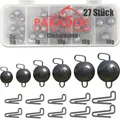 Produktbild: Paradox Fishing Cheburashka Blei Set 27 Stück 3g/5g/7g/10g/12g/14g Dropshot Blei