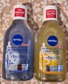 Produktbild: 2x Nivea Mizellenwasser 1x  Regeneration 1x Skin Glow Make-up Entferner Reinigt