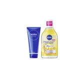 Produktbild: 2tlg Nivea 3in1 Skin Glow Mizellenwasser Reinigung Serum & Classic Creme + Band