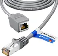 Produktbild: hb-digital RJ45 Patchkabel LAN Kabel Verlängerung CAT 7 S/FTP PiMF LSZH 7,5m grau