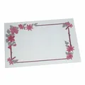 Produktbild: Papstar 1 Karton = 4x250 Tischsets, Papier eckig 30 cm x 40 cm Weiss Blumenranke 12557