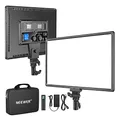 Produktbild: NEEWER NL288 LED Video Panel Licht mit 2,4G Fernbedienung und Adapter, 45W, 4800Lux, 3200K-5600K, CRI97+, Dimmbares zweifarbiges Leuchte Panel für Foto, YouTube, Live Stream (Batterie nicht enthalten)