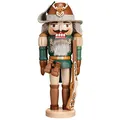Produktbild: Zeidler Nussknacker Förster / Jäger 38cm - feines Naturholz - Handarbeit aus dem Erzgebirge