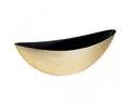 Produktbild: Viana Blumentopf Pflanzschale Gold Oval Deko Jardiniere für Blumen 39cm