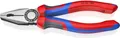 Produktbild: KNIPEX KP-0302180 - Prüfzange - Stahl - Blau - Rot - 54 mm - 180 mm - 21 mm