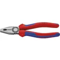 Produktbild: Kombizange KNIPEX Länge: 180mm (poliert, Mehrkomponenten-Griffhüllen)
