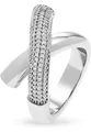 Produktbild: JETTE Damen-Damenring 925er Silber 140 Zirkonia 55, Silber 32025589