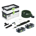 Produktbild: Festool CTLC SYS Akku Absaugmobil 36 V ( 2x 18 V ) + 2x Akku 4,0 Ah - ohne Lader