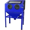 Produktbild: MaxBlast Sandstrahlkabine, Blau, Metall, 63x91x24 cm, Freizeit, Heimwerken, Elektrowerkzeuge