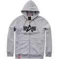 Produktbild: Alpha Industries Basic Zip Hoody grau S