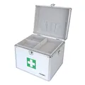 Produktbild: HMF 14702-09 Alu Medizinkoffer, Erste Hilfe Koffer, Tragegriff, 30 x 25 x 25 cm
