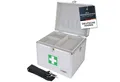 Produktbild: HMF Erste-Hilfe-Koffer 14702-09 Alu Medizinkoffer, Erste Hilfe Koffer, Arztkoffer mit Tragegriff, 30 x 25 x 25 cm