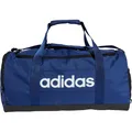 Produktbild: adidas LINEAR DUFFEL Sporttasche in dark blue-white, Größe M HW 2025