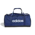 Produktbild: adidas Unisex Essentials Linear Duffel Bag, Dark Blue/White, M