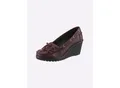 Produktbild: Pumps HEINE, Damen, Gr. 39, rot (bordeaux), Glattleder, Leder, Rindsleder, Schuhe