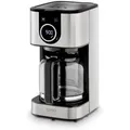 Produktbild: CASO Selection C12 Design Filterkaffeemaschine schwarz/silber Timer 900W 1,5L