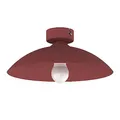 Produktbild: L+ Deckenleuchte aus Metall, Kuppelform, Durchmesser 30 cm, Farbe Rot matt