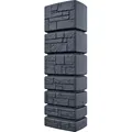 Produktbild: Regentonne eckig SANTURO 350 liter anthrazit inkl. Hahn - Grau