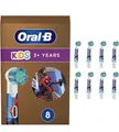 Produktbild: Oral-B Aufsteckbürsten EB10-8 Kids Spiderman 8er Ersatzbürsten ab 3 Jahren Zähne