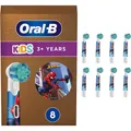 Produktbild: Oral-B Aufsteckbürsten EB10-8 Kids Spiderman 8er Ersatzbürsten ab 3 Jahren