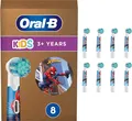 Produktbild: Oral-B Aufsteckbürsten EB10-8 Kids Spiderman 8er Ersatzbürsten ab 3 Jahren Zähne