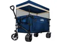 Produktbild: all Kids United Bollerwagen All Kids United Faltbarer Bollerwagen – 90 L, 150 kg, Strand & Garten (Verstellbarer Griff)
