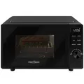 Produktbild: ProfiCook Mikrowelle mit Grill 20L | Mikrowelle ohne Drehteller für gleichmäßige Wärmeverteilung | Mikrowelle schwarz mit Timer und Auftaufunktion | inkl. Grillrost: 23 x 20cm,1150W | PC MWG 1278