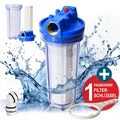 Produktbild: Wasserfilter Vorfilter 1 Zoll 6000 l/h 5,5 bar 100 µm inklusive Filterschlüssel