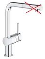 Produktbild: Küchenarmatur GROHE Minta 32168000 Chrom