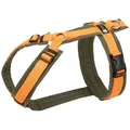 Produktbild: AnnyX Hunde-Geschirr Brustgeschirr Fun - gepolstert - superbequem, Nylon, bequemer Einstieg braun|orange L