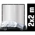 Produktbild: 99% Schattennetz 2x2m Alu Sonnensegel Sonnenschutz Netz Hitzeschutz Camping