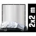 Produktbild: Amanka Aluminium-Schattennetz, Grau, Metall, Rechteckig, 200x200 cm, Sonnen- & Sichtschutz, Sonnensegel