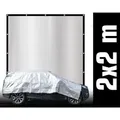 Produktbild: Amanka - 99% Schattennetz 2x2m Alu Sonnensegel Sonnenschutz Netz Hitzeschutz Camping