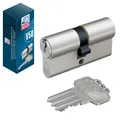 Produktbild: BASI | V50 Profil-Kurzzylinder 27/27 mm | Verschiedenschließend | Profilzylinder | Türzylinder Schließzylinder für Hauseingangstüren Wohneingangstüren | Zylinderschloss mit 3 Schlüsseln