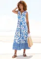 Produktbild: LASCANA Maxikleid mit Blumenprint und Knopfleiste, Sommerkleid, Strandkleid
