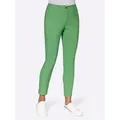 Produktbild: Webhose INSPIRATIONEN, Damen, Gr. 19, Kurzgrößen, grün (apfel), 77% Viskose, 19% Polyamid, 4% Elasthan, unifarben, lang, Hosen