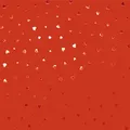 Produktbild: Star Geschenkpapier Herzen Motiv 70cm x 2m Rolle Metallic Glänzend mit Herzmuster Geschenk Papier Geburtstag Hochzeit Geschenkpapierrolle Packpapier Rot