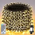 Produktbild: Salcar 100m 1660 LED Lichterkette Innen 8 Lichtmodi & Memory-Funktion Party LED Lichtervorhang Weihnachten Hochzeit Deko - Weiß