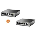 Produktbild: 2x TP-LINK TL-SG1005P 5x Port Switch, Unmanaged, PoE 2X TL-SG1005P