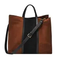 Produktbild: Tasche Damen FOSSIL CARMEN ZB7891199 Leder Braun Schwarz