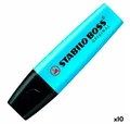 Produktbild: STABILO Marker Textmarker Boss Blau 10 Stück