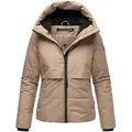 Produktbild: Navahoo Steppjacke Liebesküken XIV modische Damen Winterjacke mit Fleece-Innenfutter braun S (36)