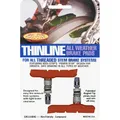 Produktbild: Kool-Stop T2 Thinline V-Brake Bremsbeläge 71,8mm für Aluminiumfelgen Salmon
