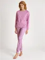 Produktbild: CALIDA Pyjama Calida Damen Bündchenpyjama 44357 Bubble Gum Pink (1 Stück, 1 tlg., 1 Stück)