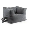 Produktbild: Lumaland Modular Sessel - Cord-Reihe | Indoor Sitzsack mit Softer Struktur, ideal Modulen | Bean Bag für Wohnzimmer & Co. - 96x72x70 cm