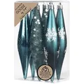 Produktbild: 6 Eiszapfen 15cm Kunststoff Christbaumschmuck Weihnachtskugeln Christbaumkugeln